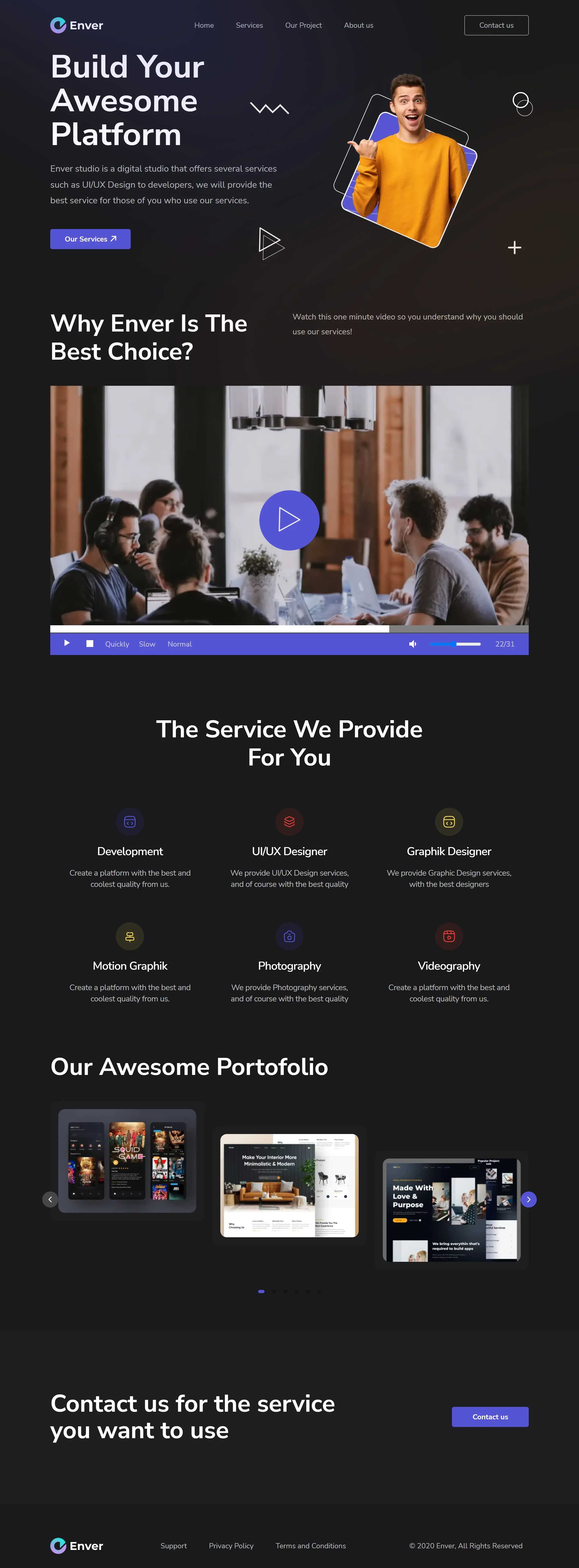 Скриншот работы